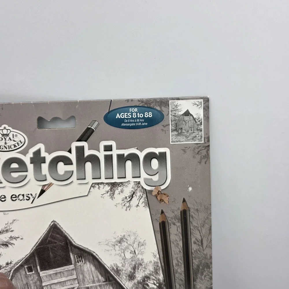 New Royal Langnickel Sketching Made Easy Kit 8.75 x 11.3 SKBN1 Old Country Barn